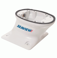 MODULAR RADAR MOUNTS - 5" Modular Mnt / FWD raked / 7x7 base plate / Light plate / light bar compatible / Top plate required / Color White - PMF57M1 - Seaview